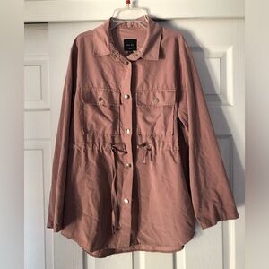 Love Tree Dusty Rose Utility Jacket